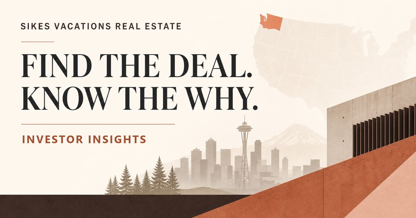 Sikes Vacations Real Estate -- Find the deal. Know the why. Investor Insights.
